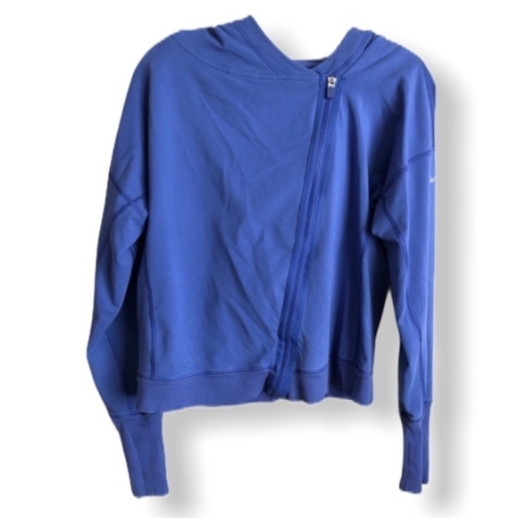 Nike Dri-Fit Purple Moto Style Zipper Sweater - Picture 1 of 7